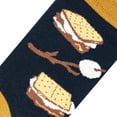 thumbnail image 4 of Crazy Socks Smores Fun Print Novelty Crew Socks for Women, 4 of 6
