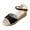 A, variant on Women Sandals Open Toe Espadrilles Ankle Strap Platform Wedge Heel Summer Sandals with Arch Support
