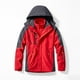 thumbnail image 5 of Parka impermeable para exteriores para hombres y mujeres, conjuntos de dos piezas, conjunto de abrigo de invierno cálido 3 en 1 para acampar y hacer senderismo, chaquetas a prueba de viento, 5 of 5