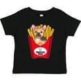 thumbnail image 3 of Inktastic Cute Frenchie in French Fries Boys or Girls Toddler T-Shirt, 3 of 5