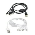 thumbnail image 4 of Flexible USB A to USB C& MICRO USB Cable Faster Charging Cord for Cell Phones Tablets with Type C/Micro USB 4Connectors, 4 of 9