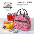 thumbnail image 6 of Goofa Strawberry Cake Pattern Lunch Bag ,Insulated Lunch Box, Small Leakproof Cooler Food Lunch Containers Reusable High Capacity Lunch Tote Bags, 6 of 8