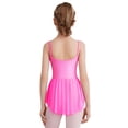 thumbnail image 5 of TiaoBug Kids Girls Gymnastics Leotard with Tutu Skirt Ballerina Dress Ballet Dance Practice Outfits Hot Pink 10, 5 of 6