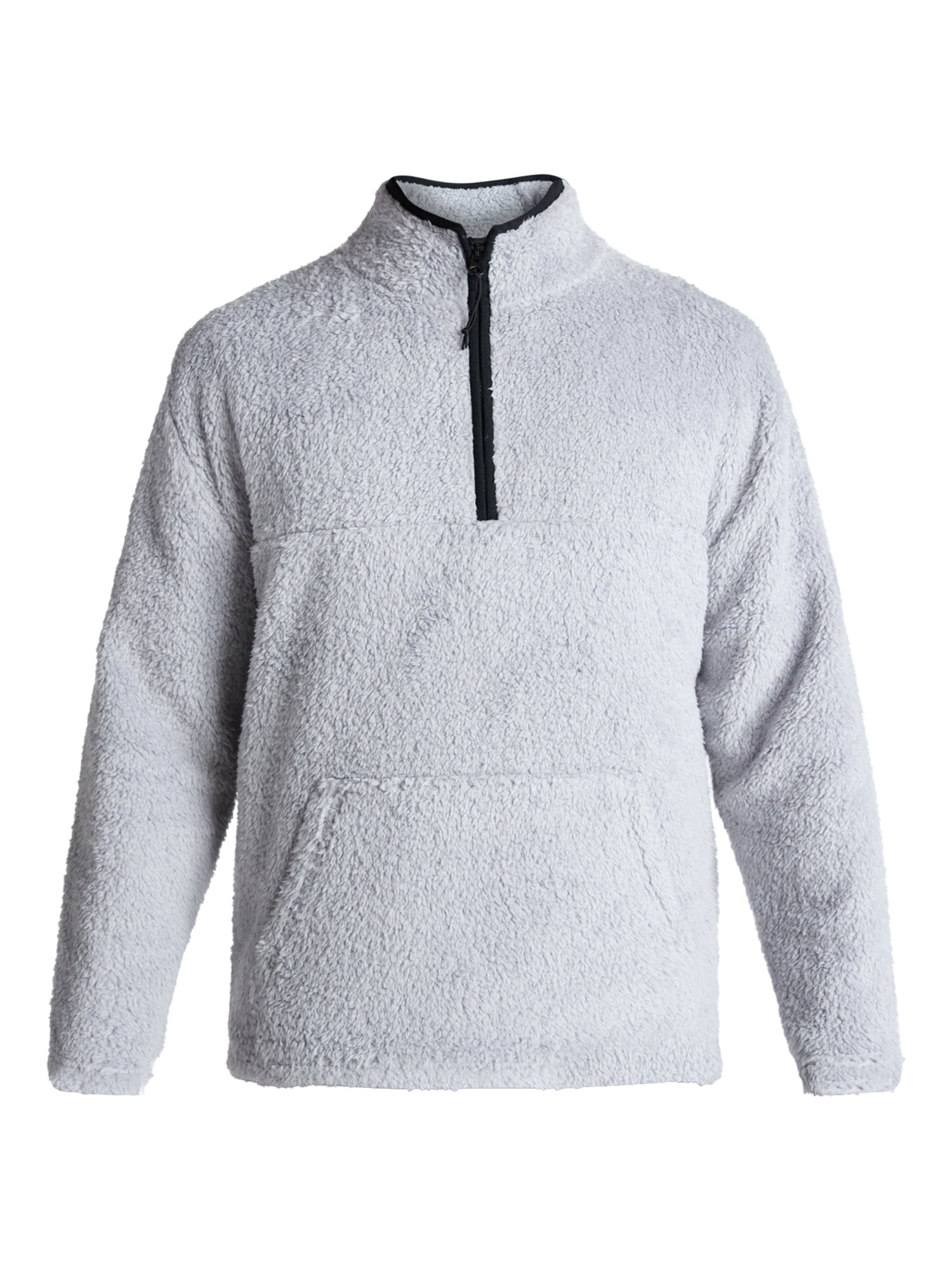No Boundaries High Pile Quarter Zip Fleece Pullover, Men's
