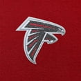 thumbnail image 2 of Men's Antigua Red Atlanta Falcons Victory Chenille Pullover Hoodie, 2 of 2