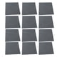 thumbnail image 2 of Paneles acústicos de fibra de poliéster, 12 Uds., Panel de absorción de sonido cortable para salas de ensayo, gris oscuro, 2 of 12