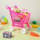 thumbnail image 5 of PTOOTP Carrito de supermercado para niños, juguete de simulación, carrito de compras, juego de simulación, cesta de supermercado, juegos de rol, accesorios, rosa, 5 of 8