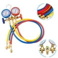 thumbnail image 2 of A/CDiagnostic Service R efrigerant Manifold Gauge AirConditioning Hose and Hook, 2 of 11