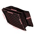 thumbnail image 4 of HDBUBALUS Doublures Extensibles pour Selle Inserts Compatibles avec Harley 2014-2023 1 Paire (Surpiqûres Rouges, pour Selle de 4 Pieds'), 4 of 7