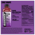 thumbnail image 5 of BODYARMOR Flash I.V. Grape Electrolyte Sports Drink, 20 fl oz Bottles, 12 Pack, 5 of 5