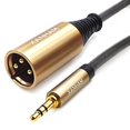 thumbnail image 1 of Cable XANHAM XLR macho a conector macho de 3,5 mm (1/8), 2 m TRS, 1 of 6
