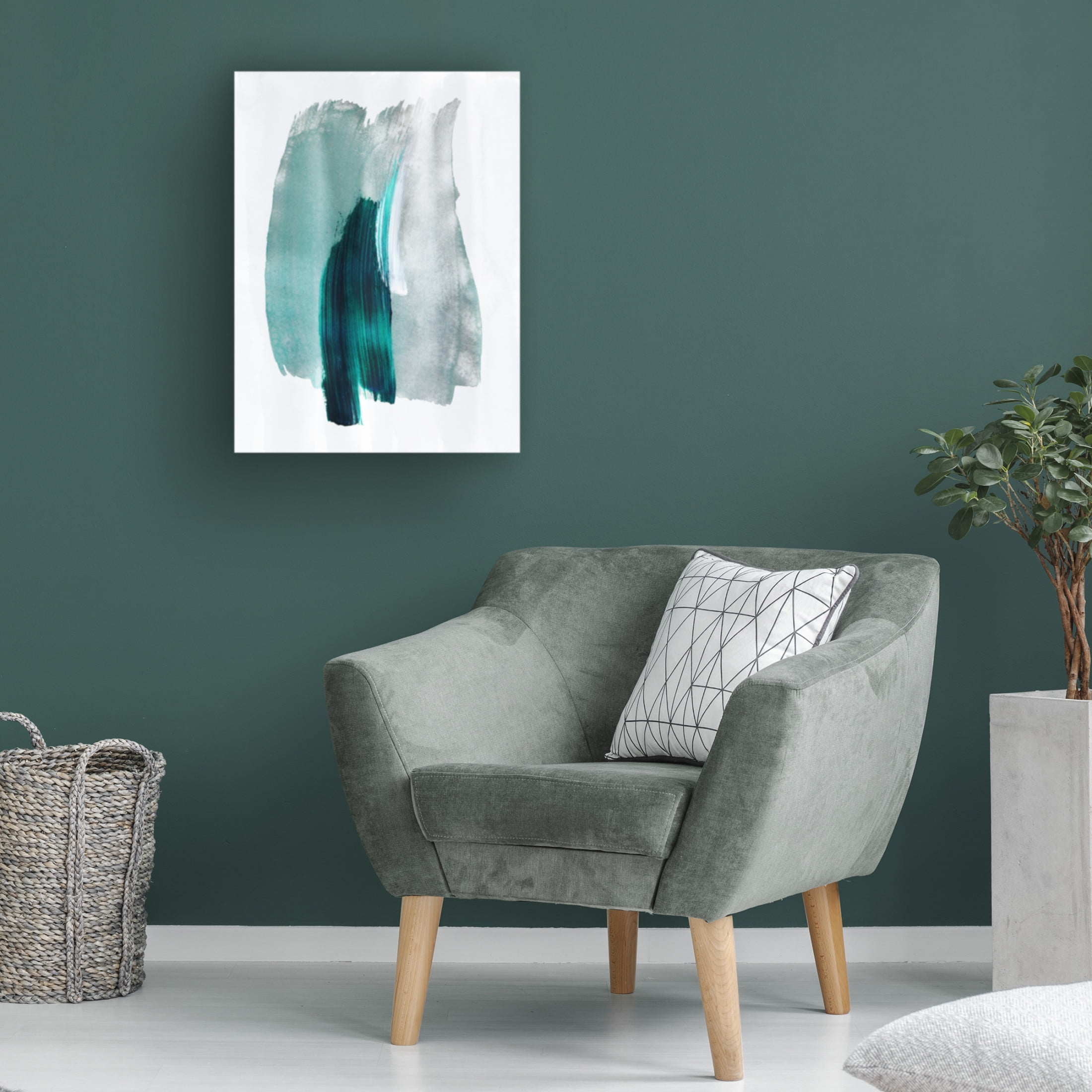 Trademark Fine Art Mareike Bohmer Abstract Brush Strokes 19 Canvas Wall Art