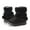 Black, variant on Aboser Kids Girls High Top Snow Booties 12 Months-11 Years Winter Outdoor Boots Warm Faux Fur Lined Shoes Soft Suede Hiking Booties Comfort Mini Boots
