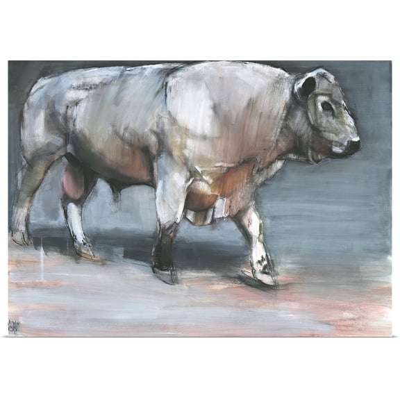 Great BIG Canvas | Rolled Mark Adlington Poster Print entitled Fresno, Galloway Bull