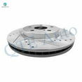 thumbnail image 4 of Set of 4 Front 296mm Drilled Slotted Brake Disc Rotors-Wheel Hub Bearing Assembly For 2002 2003 Toyota Camry, 4 of 10