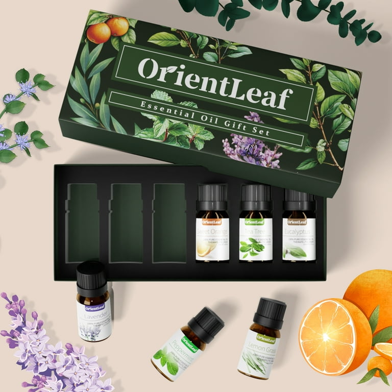 Pure Essential Oils 6pcs Gift Set Natural Plant Aroma Essential