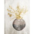 thumbnail image 3 of OnRei 19x24 Black Modern Framed Museum Art Print Titled - Yellow Flowers In Vase Mate, 3 of 5