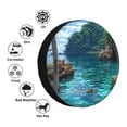 thumbnail image 4 of Balery Tropical Paradise Window View Cubiertas para Neumáticos - Protector Resistente para Neumáticos de Camioneta, SUV, Remolque, Camper y RV-17 inch, 4 of 6