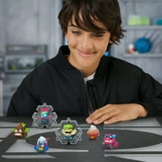 MrBeast Lab Swarms Hyper Fusion Series, Includes 6 Micro Beasts Figures, 6 Collectible Stickers & 2 Stackable Fusion Caps, Collect 100+, Ages 5+