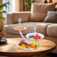 thumbnail image 5 of Plato De Cristal Transparente Para Dulces, Soporte De Postres De Tres Niveles, Diseo De 3 Niveles, Ideal Para La Sala De Estar, Fiestas, Aperitivos De Boda, Bandeja Transparente Para, Ukhbmc, 5 of 6