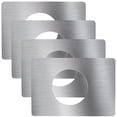 thumbnail image 1 of CRAFTHROU 4 Pcs Plaque de Couverture de Trou de Bouton de Porte Plaques de Renforcement en Acier Inoxydable pour Décoration Intérieure, 1 of 8