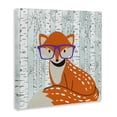 thumbnail image 3 of Stupell Industries Cottage Fox & Birch Trees Canvas Art, 17 x 17, by Kim Allen, 3 of 7
