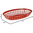 thumbnail image 6 of Outset Pub Food Baskets, Set of 6, Red, 9.5" x 6.25" x 2", 6 of 7