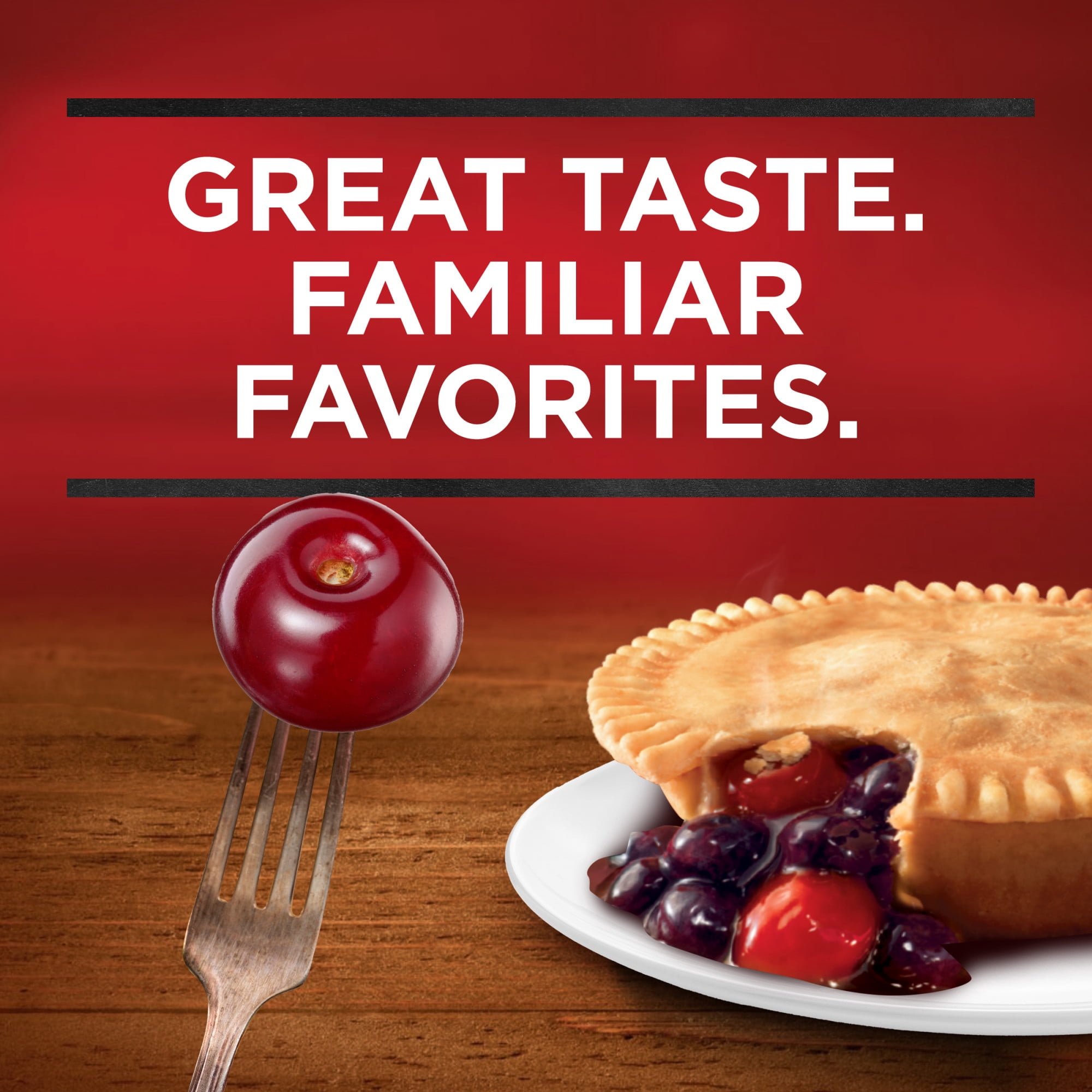Banquet Cherry Berry Pie, Frozen Dessert, 7 oz.
