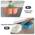thumbnail image 4 of OUNONA 3pcs Food Waste Bin Hanging Garbage Bin Large Capacity for Kitchen Use, 4 of 8