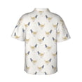 thumbnail image 3 of Uemuo Funny Chicken Printed Regular Fit Short Sleeve Casual Hawaiian Shirt for Men,Aloha shirt,Tropical shirt,Floral print shirt,Vacation Beach shirt-Medium, 3 of 9