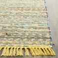 thumbnail image 4 of SAFAVIEH Rag Robynne Striped Cotton Runner Rug, Yellow/Multi, 2'3" x 8', 4 of 12