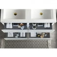 thumbnail image 2 of 48" Freestanding Bathroom Vanity with Sink & Mirror - Calacatta White, 2 of 10