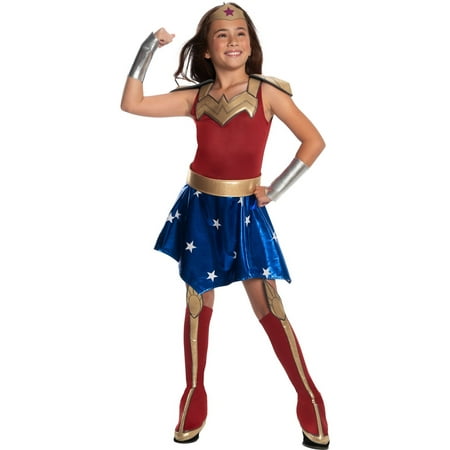 Halloween DC Super Hero Girl's Wonder Woman Deluxe Child Costume