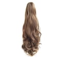 thumbnail image 1 of Baohd 55cm Women Girls Long Curly Wavy Ponytail Extension Synthetic Hair Piece Clip Hair Extensions, 1 of 1
