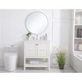 thumbnail image 6 of Elegant Kitchen and Bath 30 inch Single Bathroom Vanity in White, 6 of 8