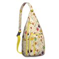 thumbnail image 1 of Owl Print Crossbody Sling Bag - Fashionable Night Owl Design Shoulder Backpack with Layered Storage Pockets, 1 of 4