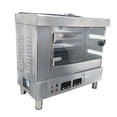 thumbnail image 6 of Commercial 2-Roll Electric Meet Rotisserie Machine Automatic Rotary Roaster Roast Chicken & Duck Oven 220V, 6 of 15