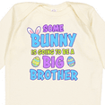 thumbnail image 4 of Inktastic Some Bunny is Going to Be a Big Brother with Bunny Ears and Eggs Boys Long Sleeve Baby Bodysuit, 4 of 5