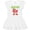 AA-White, variant on Inktastic Christmas Sister Elf Girls Toddler Dress