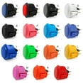 thumbnail image 4 of bedienty Push Button Smooth Small Multi Colors Round Durable Off Arcade Switch Easy to Install Short Key Path Game Accessory DIY, 4 of 6