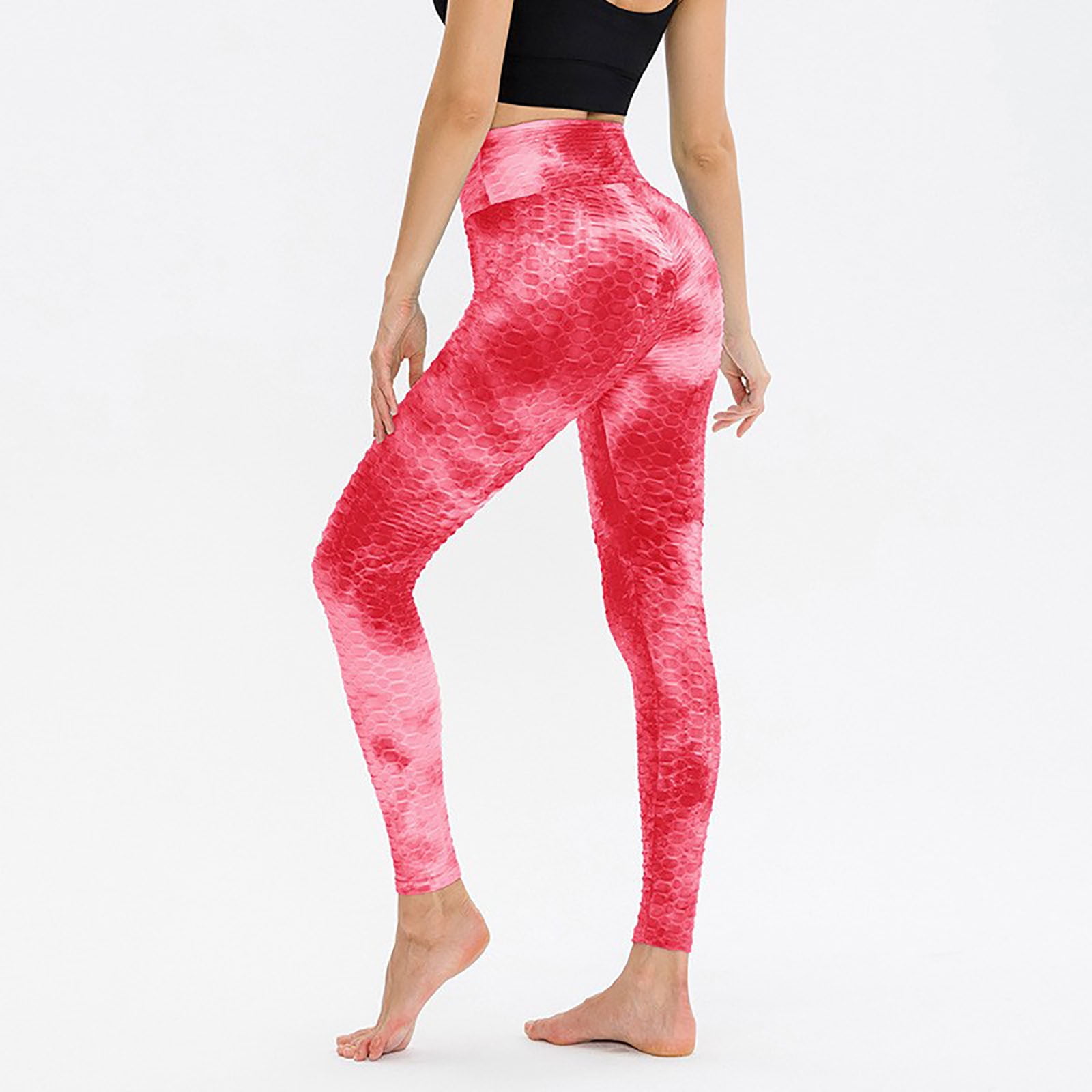 NELEUS Womens High Waist Running Workout Yoga Leggings with  Pockets,Black+Gray+Red,US Size XL - Walmart.com