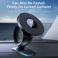 thumbnail image 4 of Soporte magnético para teléfono de coche 360 grados ajustable libremente soporte para teléfono móvil de coche soporte de teléfono de plástico negro para Eigraketly EL014361-02, 4 of 5