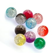 200 Pcs Cracked Beads for Necklace Making Arts and Crafts Adults Bracelets Jewellery