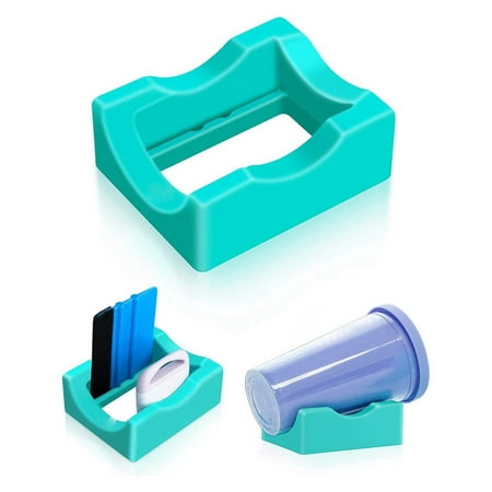 

Small Silicone Cup Cradle with Built-in Slot for Crafting Tumblers 2 Angle Supports Tumbler Cradle for Epoxy