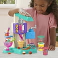 thumbnail image 6 of Play-Doh Rainbow Swirl Ice Cream Playset, 7 Play Kitchen Accessories, 6 of 9