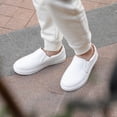 thumbnail image 3 of STQ Womens Slip On Sneakers Comfortable Nursing Shoes with Memory Foam for Spring Fall Loafers White Size 6, 3 of 6