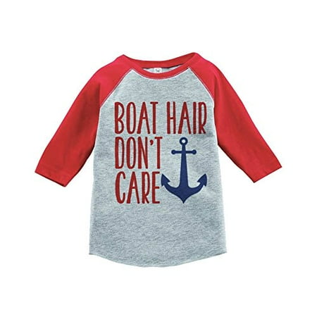 

Custom Party Shop Boat Hair Summer Raglan Tee Red