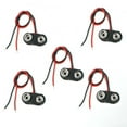 thumbnail image 1 of Unique Bargains 5 Pcs I Type 9V 9 Volt Battery Clip Connectors Buckle Cable, 1 of 1