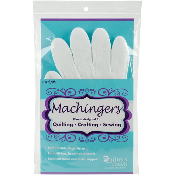 Quilter's Touch Machingers Gloves 1 Pair-Small/Medium