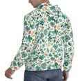 thumbnail image 6 of Haiem Floral In Teal Patterned Men's Hoodie with Kangaroo Pocket - Ideal Pullover Sweatshirt for Daily Wear, Travel, and Home-3X-Large, 6 of 7